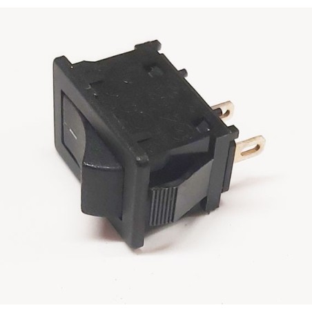 Interrupteur à bascule noir avec repère 10amp/250volts