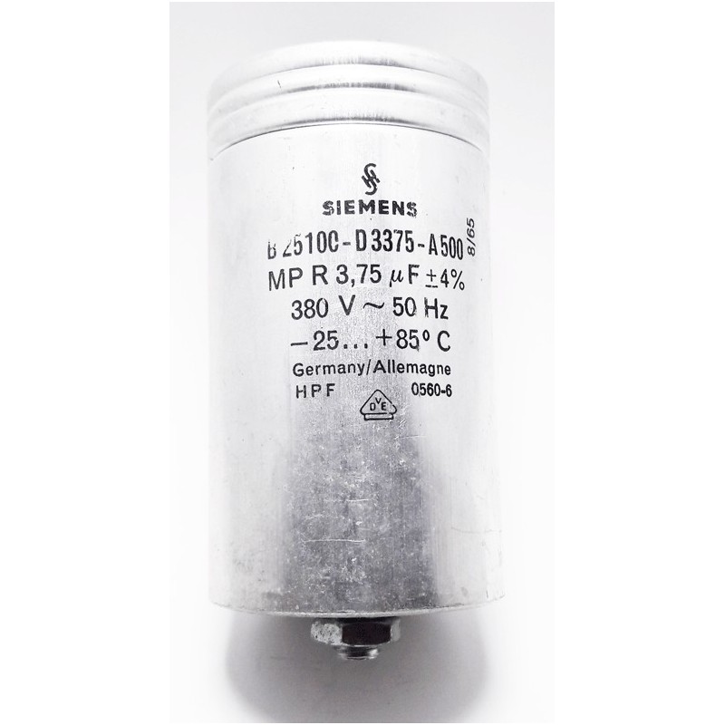 Condensateur démarrage 3.75µf 380volts ~