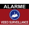 Panneaux alarme vidéo surveillance avec picto 24h/24