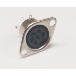 Prise din 6 broches chassis