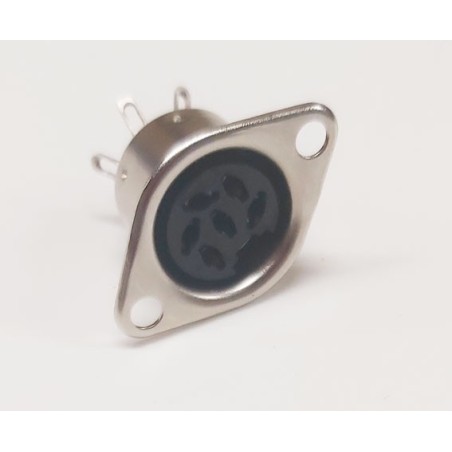 Prise din 6 broches chassis