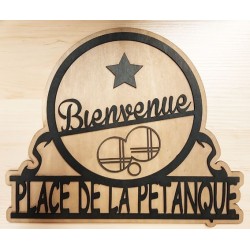 Décoration murale pétanque