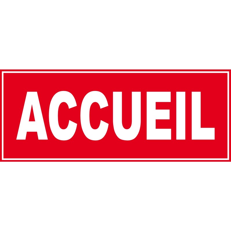 Panneau accueil