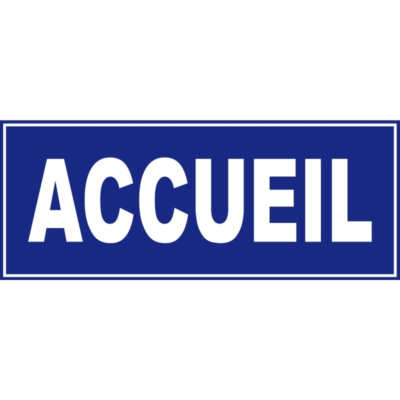 Panneau accueil