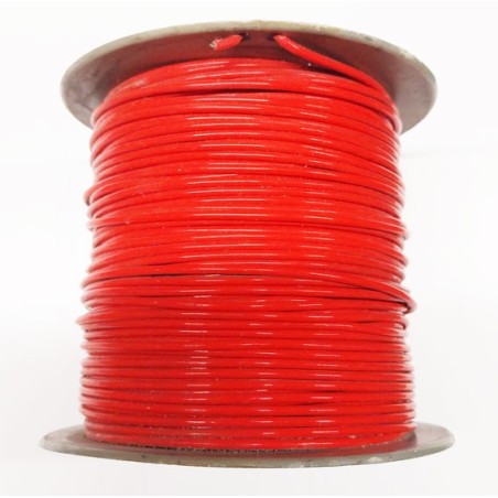 Fil de cablage rouge souple  1.8mm2 / 100mètres