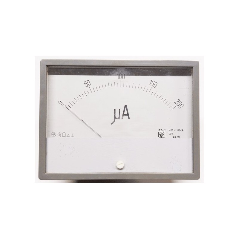 Micro-amperemètre 200µA