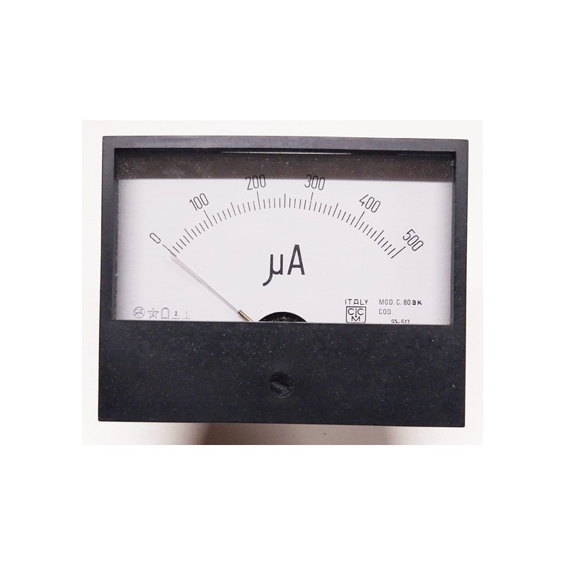 Micro-amperemètre 500µA