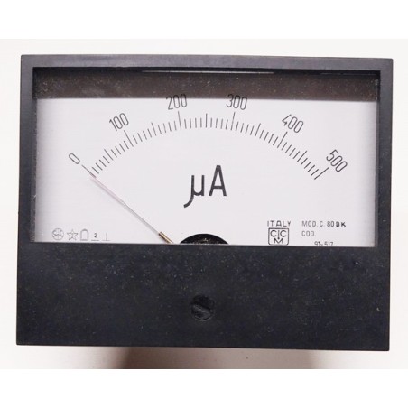 Micro-amperemètre 500µA