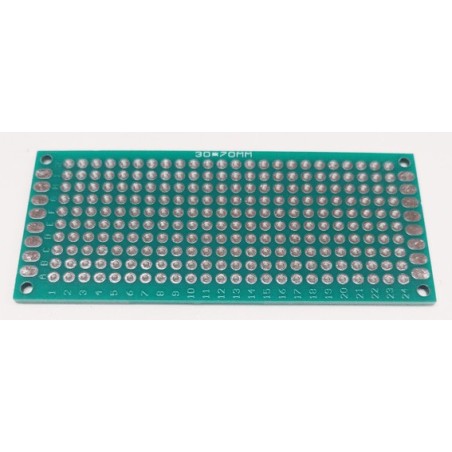 Plaque d'essaie en epoxy double face 20x80mm