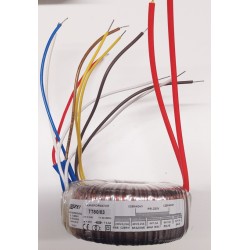 Transformateur torique 200v+40v+6v+6v+6volts