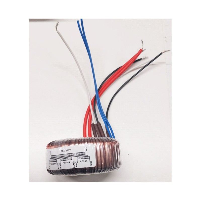Transformateur torique 150v+70v+6.3v
