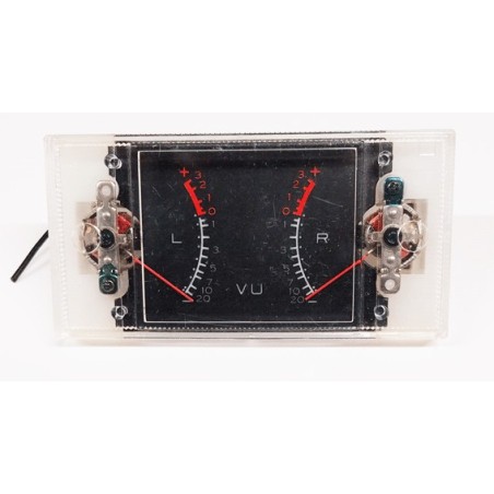 Vu-mètre double audio indicateur de niveau