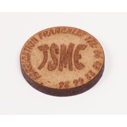 Logo en bois médium ø 25mm (40pièces)