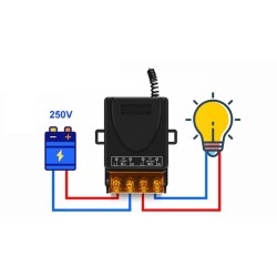 Interrupteur avec télécommande 433mhz