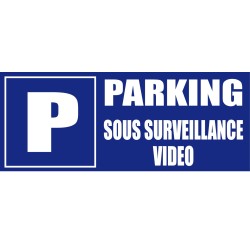Parking sous vidéo surveillance alu