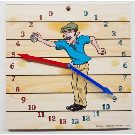 Compteur de points pétanque, boules de pétanque