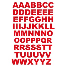 Alphabet en adhésif 50mm noir