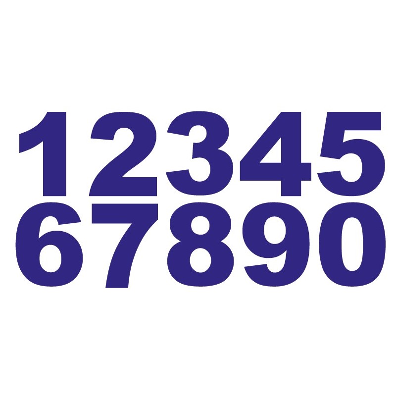 chiffre en adhésif 20mm