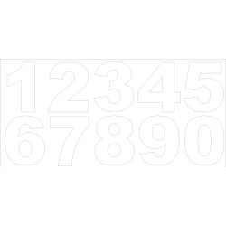 chiffre en adhésif 100mm
