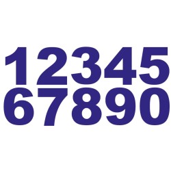 chiffre en adhésif 100mm
