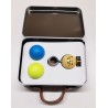 Coffret métal avec ramasse boules et cochonnets