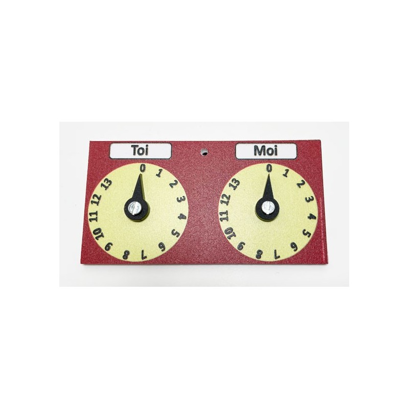 Compteur de points à main pour pétanque, boules de pétanque