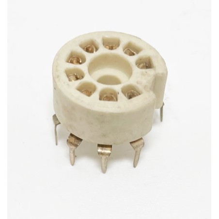 Support tube 9 broches pour circuit imprimé
