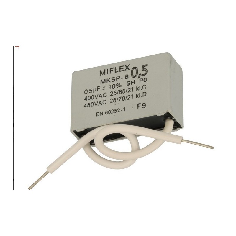 Condensateur anti parasite 0.5mf 450 volts AC