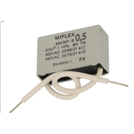 Condensateur anti parasite 0.5mf 450 volts AC