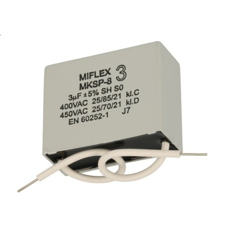 Condensateur anti parasite 3mf 450 volts AC