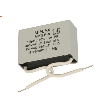 Condensateur anti parasite 1.5mf 450 volts AC