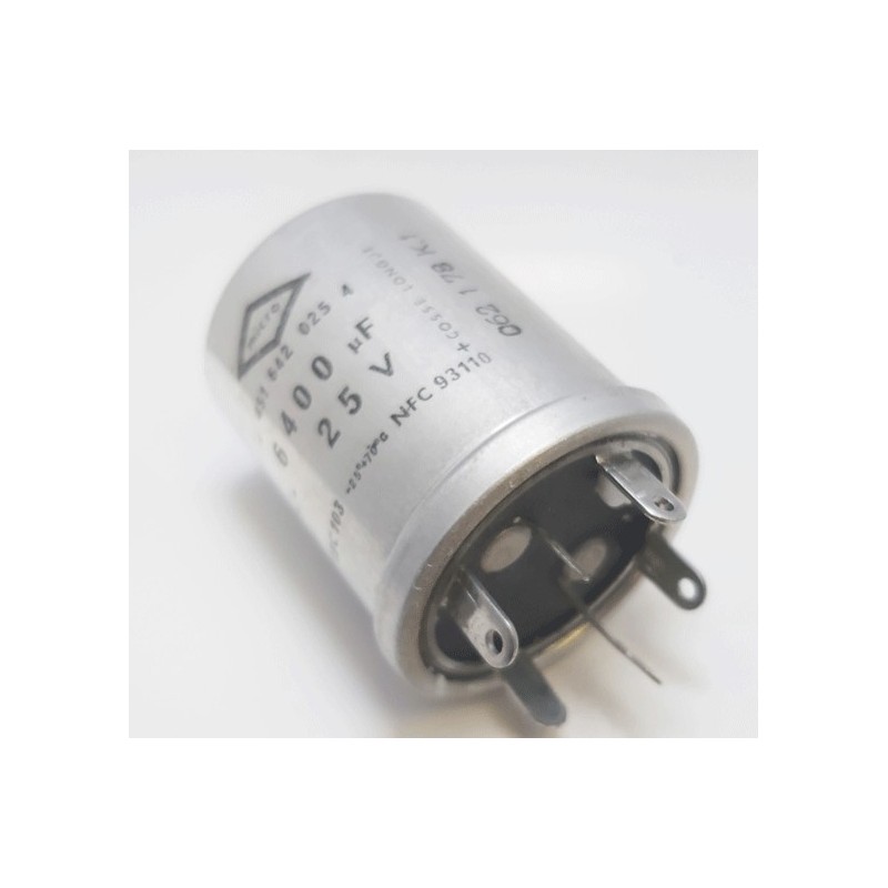 Condensateur 6400mf 25volts vintage