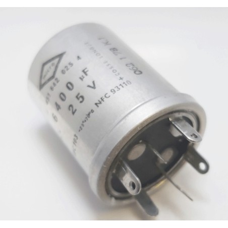 Condensateur 6400mf 25volts vintage
