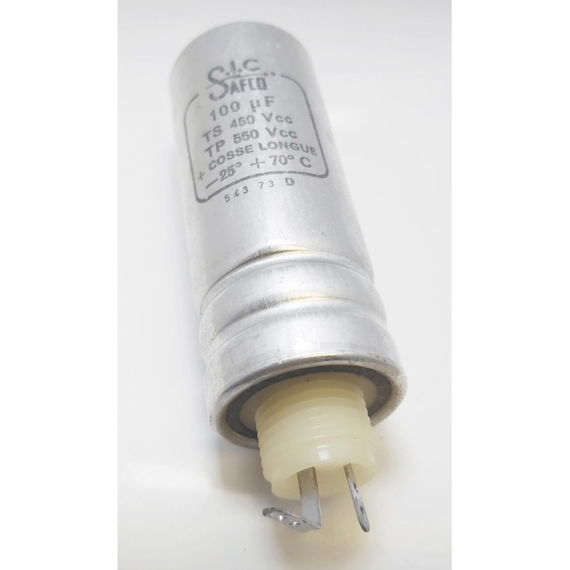 Condensateur 100mf 550volts vintage