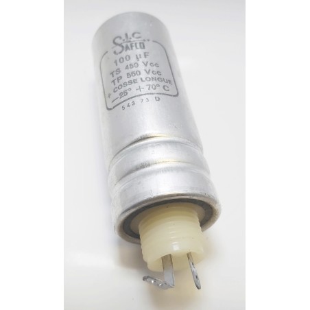 Condensateur 100mf 550volts vintage