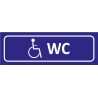 Signalétique adhésives WC handicapé