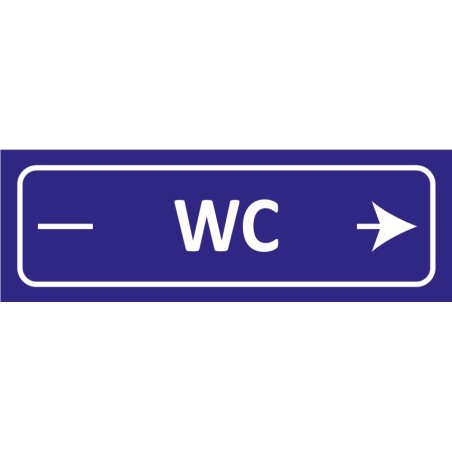 Signalétique adhésives WC droite