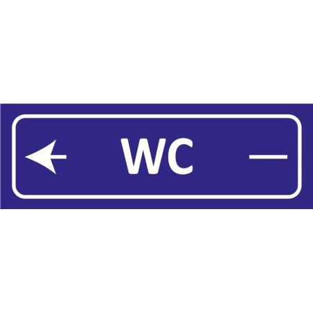 Signalétique adhésives WC gauche