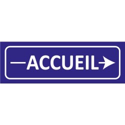 Signalétique adhésives accueil droite