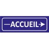 Signalétique adhésives accueil droite