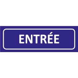 Signalétique adhésives entrée