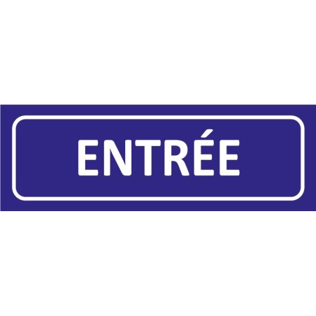 Signalétique adhésives entrée