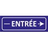 Signalétique adhésives entrée droite