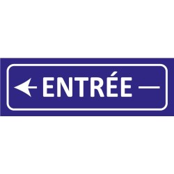 Signalétique adhésives entrée gauche