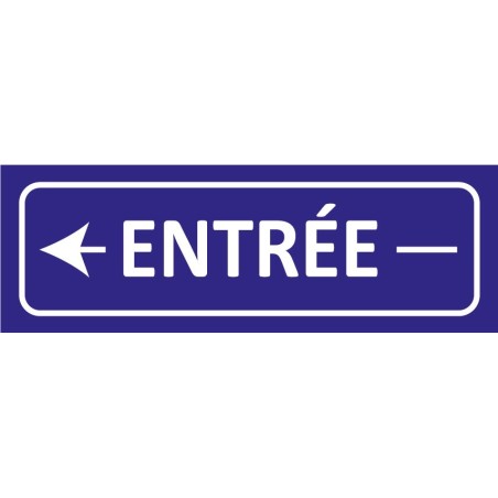 Signalétique adhésives entrée gauche