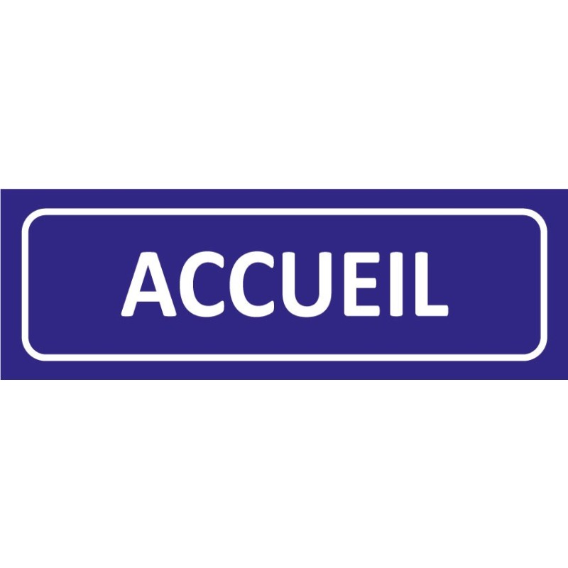 Panneau accueil