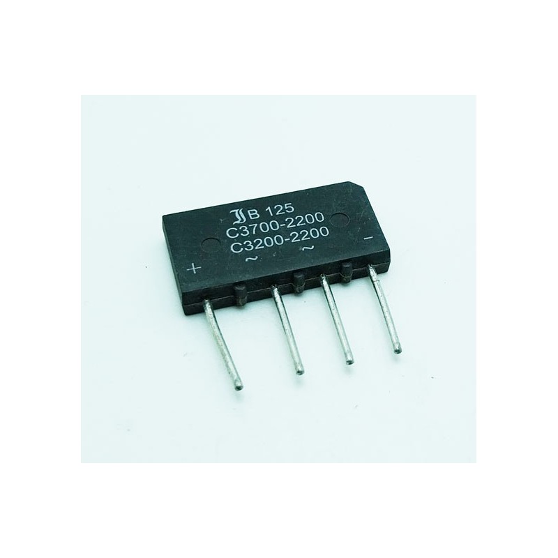 Pont de diode 3.7amp 250 volts