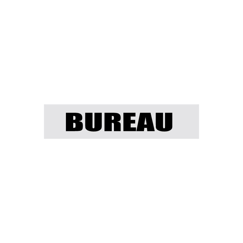 Signalétique de porte bureau