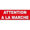 Adhésif Attention à la marche