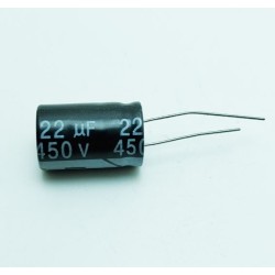 Condensateur - Electrolytic Capacitor 22mf 450volts 105°c